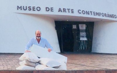 Spanish artist José Cosme exhibits at the Museum of Contemporary Art in Bogota