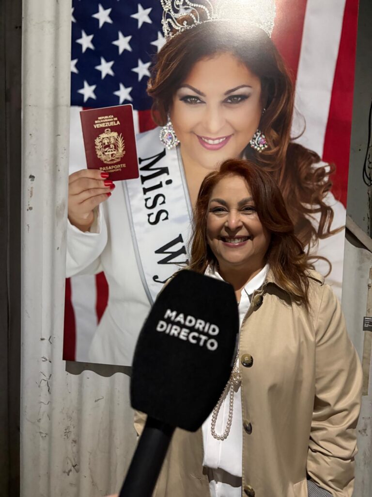 Andreína Fuentes Angarita en entrevista