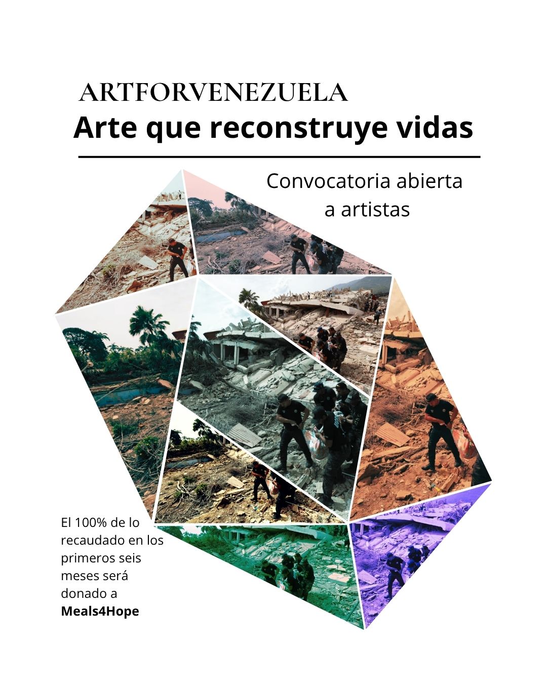 imagen para redes sociales de ArtForVenezuela
