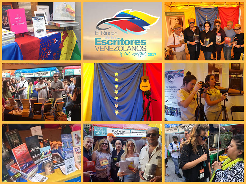 Todo listo para el Rincón de los Escritores Venezolanos y sus Amigos en Miami International Book Fair 2018